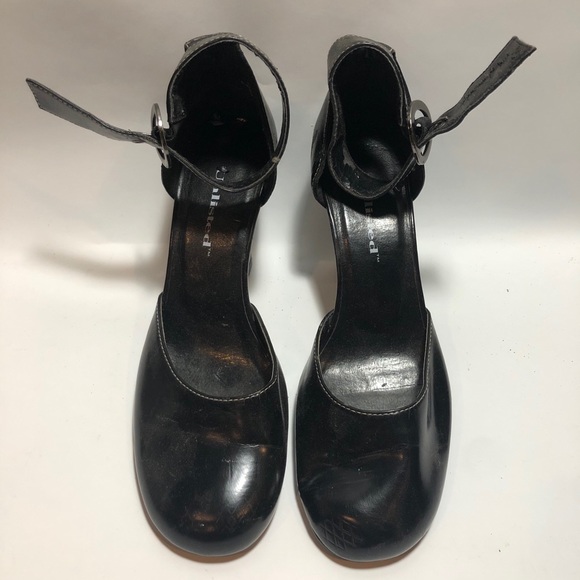 Unlisted Black Heels with Ankle Straps Size 8.5 - Picture 2 of 3